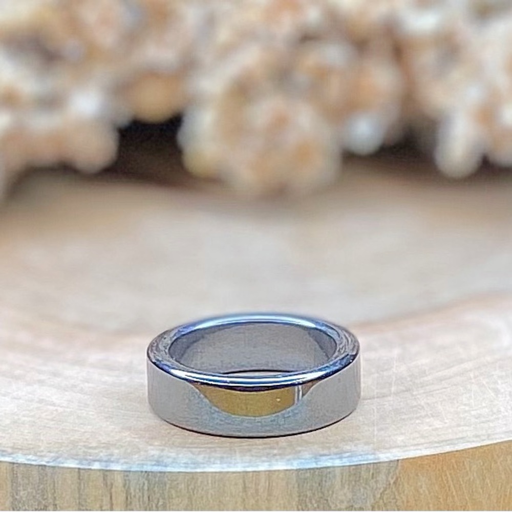 Magnetic Hematite Ring